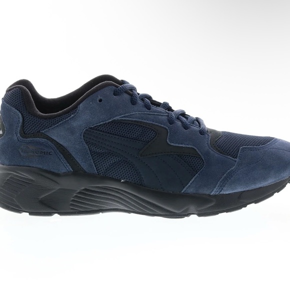 NEW Puma Prevail Premium Men’s 9.5 Blue Canvas/Suede Lifestyle Sneakers IN BOX main image 6